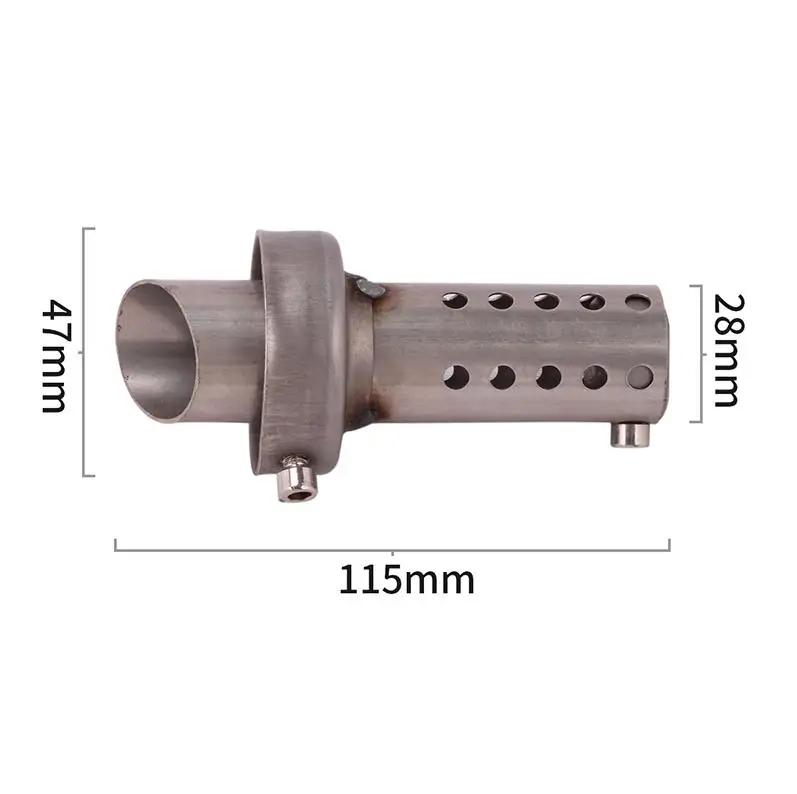 61mm Motorcycle Universal Exhaust Pipe DB Killer Reduce Noise 51mm Escape Muffler Silencer For Kawasaki Honda Suzuki BMW Yamaha