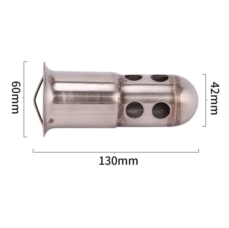 61mm Motorcycle Universal Exhaust Pipe DB Killer Reduce Noise 51mm Escape Muffler Silencer For Kawasaki Honda Suzuki BMW Yamaha