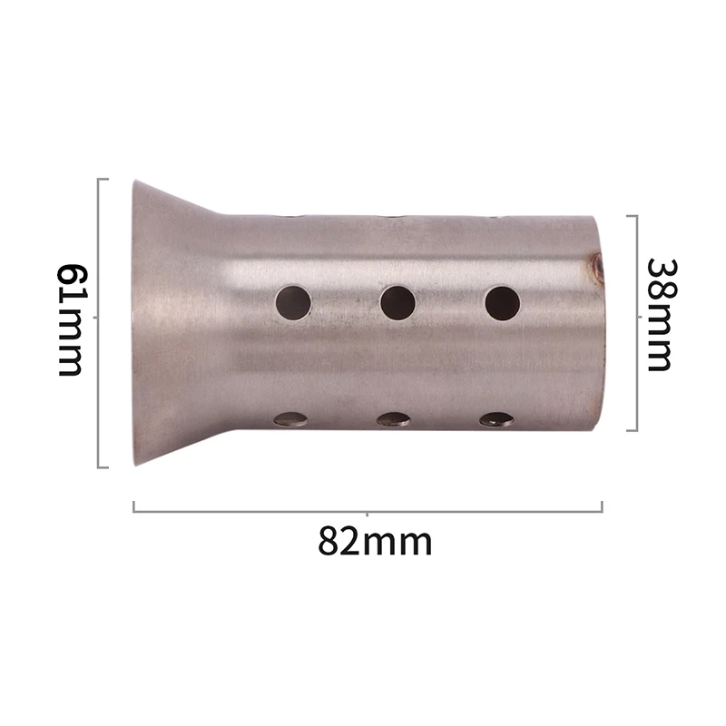 61mm Motorcycle Universal Exhaust Pipe DB Killer Reduce Noise 51mm Escape Muffler Silencer For Kawasaki Honda Suzuki BMW Yamaha