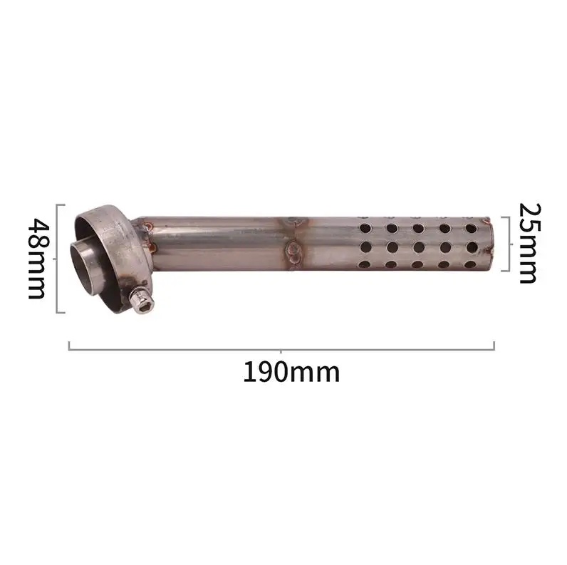 61mm Motorcycle Universal Exhaust Pipe DB Killer Reduce Noise 51mm Escape Muffler Silencer For Kawasaki Honda Suzuki BMW Yamaha