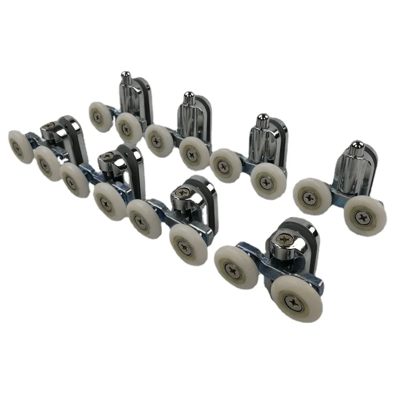 Door Roller/Wheel/Runner Home Bottom Top Shower Door Rollers/Runners Replacement Double Wheel for Shower Enclosures Cabins