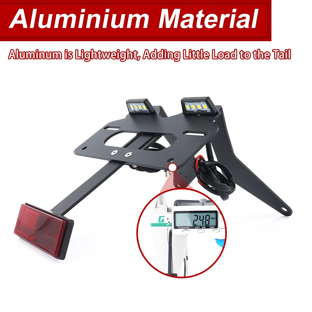 Rear Tail Tidy Fender Eliminator Kit Fit For Yamaha TMAX 530 T-MAX 2012 2013 2014 2015 2016 License Plate Holder Bracket