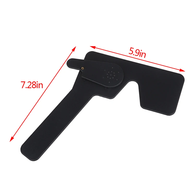 Black Lorgnette Occluder Multi 17 Pin Hole Hand Occluder Optometry Instrument Tool Sleeping Care