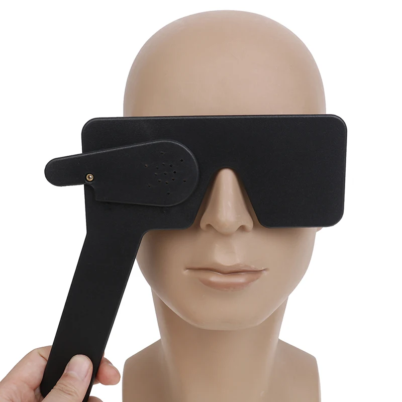 Black Lorgnette Occluder Multi 17 Pin Hole Hand Occluder Optometry Instrument Tool Sleeping Care