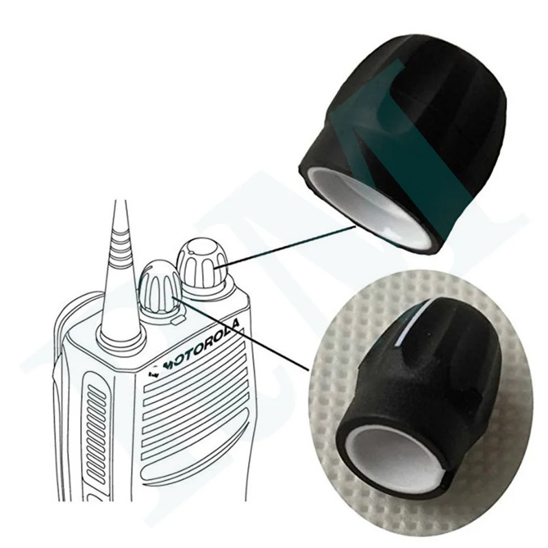 10Pairs Volume and Channel Knob Button Cap for Motorola CP200 CP200D CP040 Pro5150 GP380 HT1250 CP150 CP180 EP450 DEP450