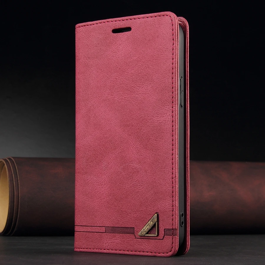 Wallet Anti Theft Brush Flip Leather Case For Samsung Galaxy S25 FE S24 Plus S23/S22 Ultra A07 A15 A16 A17 A35 A36 A53 A55 A56