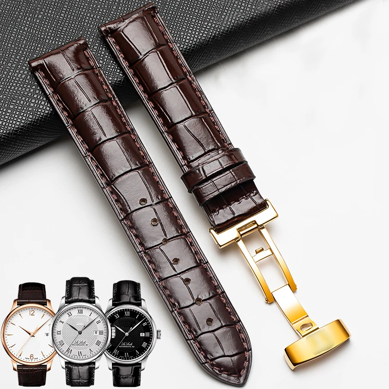 Leather strap FOR Tissot Le Locle T41 T006 PRC200 Watch Strap Wrist Belt Watch Bracelet 1853 Watchband Men 19MM 20MM 21MM 22MM