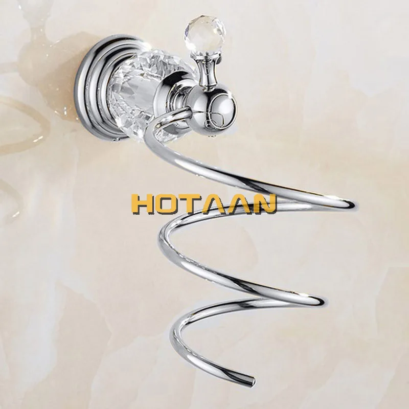 Luxury Crystal Silver Bathroom Accessories Set Chrome Polished Brass Bath Hardware Set Wall Mounted Bathroom Products Banheiro