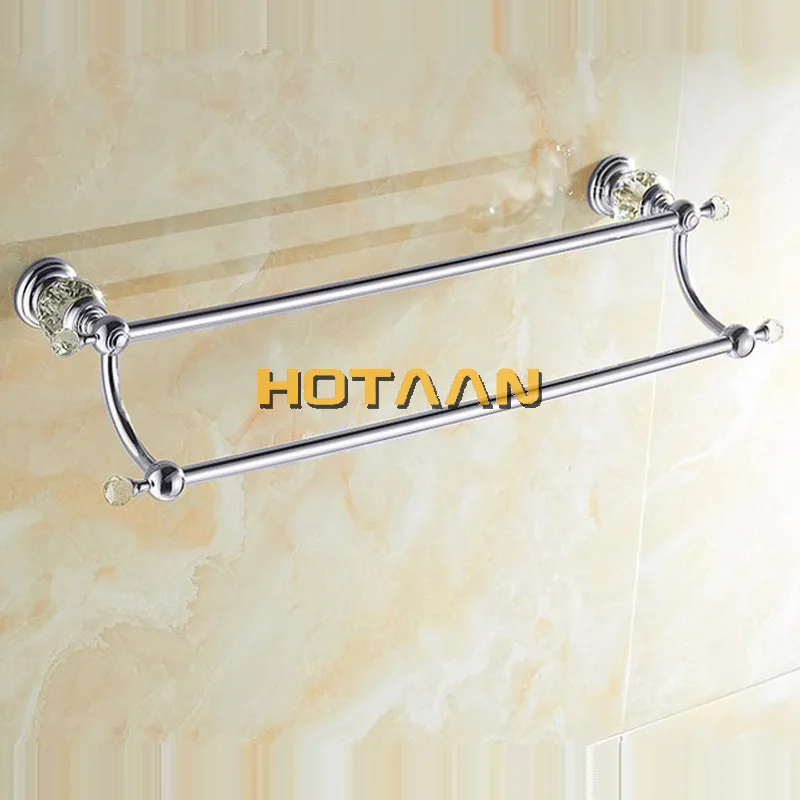 Luxury Crystal Silver Bathroom Accessories Set Chrome Polished Brass Bath Hardware Set Wall Mounted Bathroom Products Banheiro