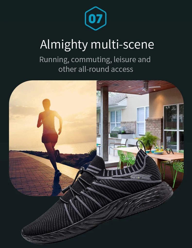 ONEMIX Waterproof Running Shoes for Men Breathable Light Women Training Walking Sneakers Outdoor Trekking Slip-on Sports Shoes