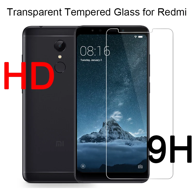 1-2pcs Toughed Screen Protector for Xiaomi Redmi 7 K20 6 Pro 5 Plus 9H HD Tempered Film Protective Glass on Redmi 7A 6A 5A 4A 4X