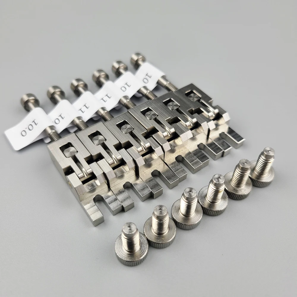 【Made in Japan】1 Set ( 6/7 PCS ) Electric Guitar Stainless Steel Saddles For FR Floyd Rose Tremolo System Bridge