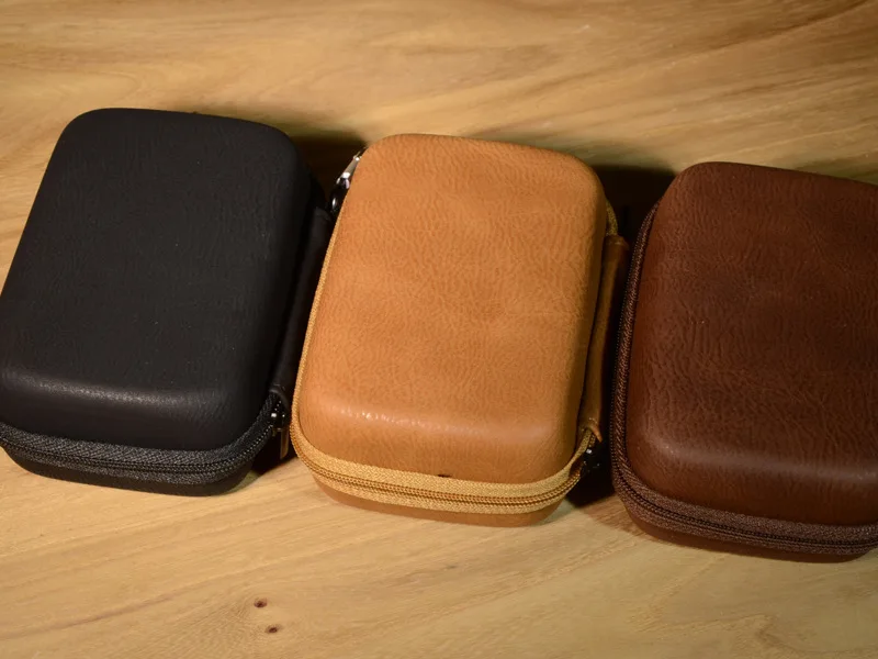Retro Headphone Storage Box Portable Earphones Storage Bag Case for Data Cable Key Headsets Jewelry Battery Other Odds and Ends