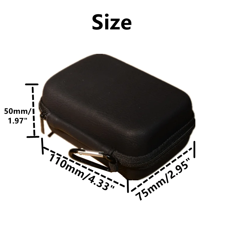 Retro Headphone Storage Box Portable Earphones Storage Bag Case for Data Cable Key Headsets Jewelry Battery Other Odds and Ends