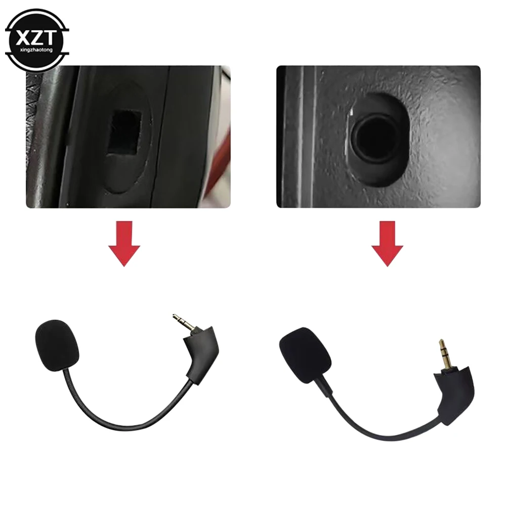 Detachable Microphone 3.5 mm Microphone for Kingston HyperX Cloud 2 II X Core Pro Silver Cloudx Alpha S Cloud9 9 C9 Game Headset