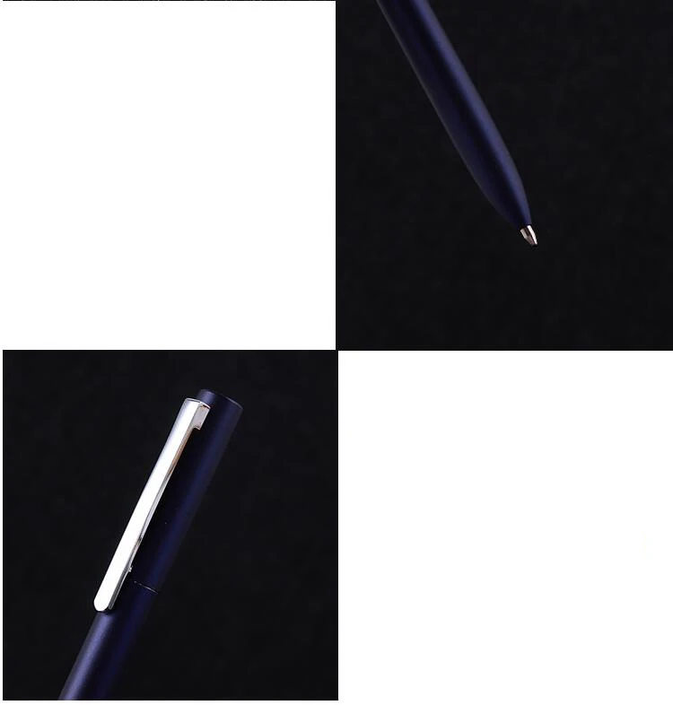 Metal Rotaing Gel Pen with Refills for Xiaomi Metal Sign Pens Aluminum Alloy Business Office Pучка Caneta 0.5MM Smooth Writing
