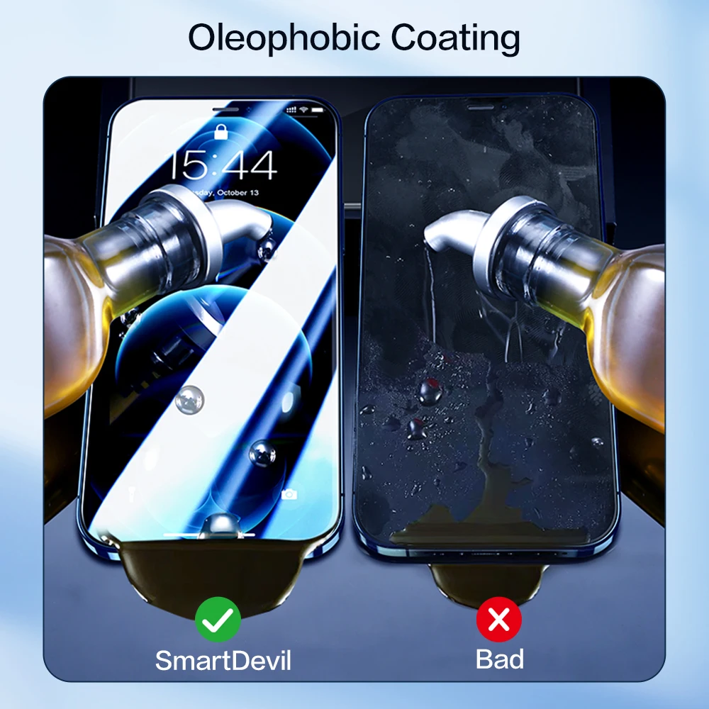 SmartDevil 2PCS Screen Protector for iPhone 17 Pro Max 17 Air 16 Pro Max 15 14 13 Tempered Glass 9H HD Front Film for iPhone 17