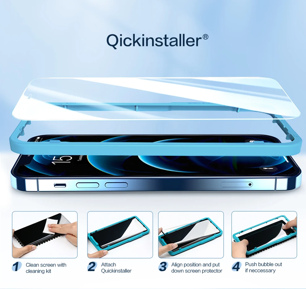 SmartDevil 2PCS Screen Protector for iPhone 17 Pro Max 17 Air 16 Pro Max 15 14 13 Tempered Glass 9H HD Front Film for iPhone 17