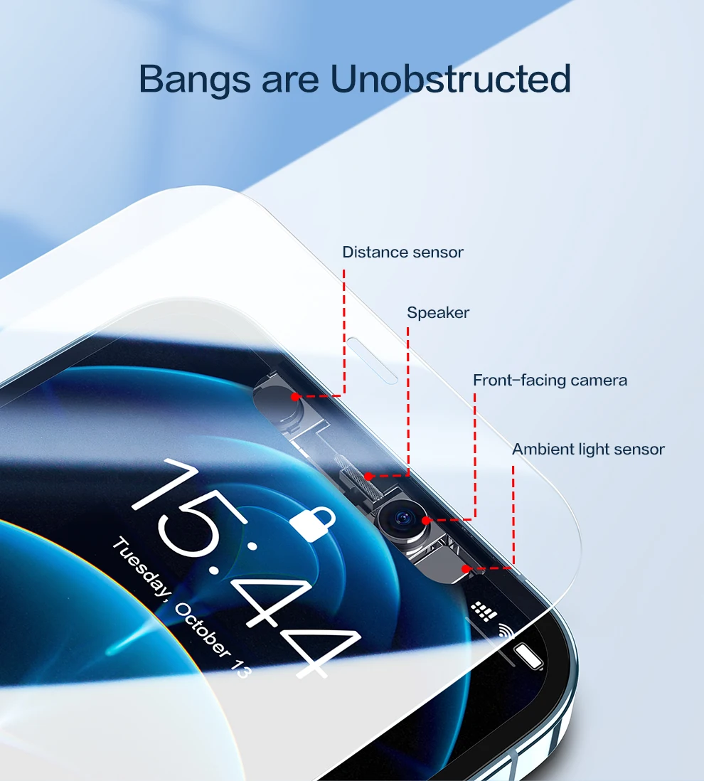 SmartDevil 2PCS Screen Protector for iPhone 17 Pro Max 17 Air 16 Pro Max 15 14 13 Tempered Glass 9H HD Front Film for iPhone 17