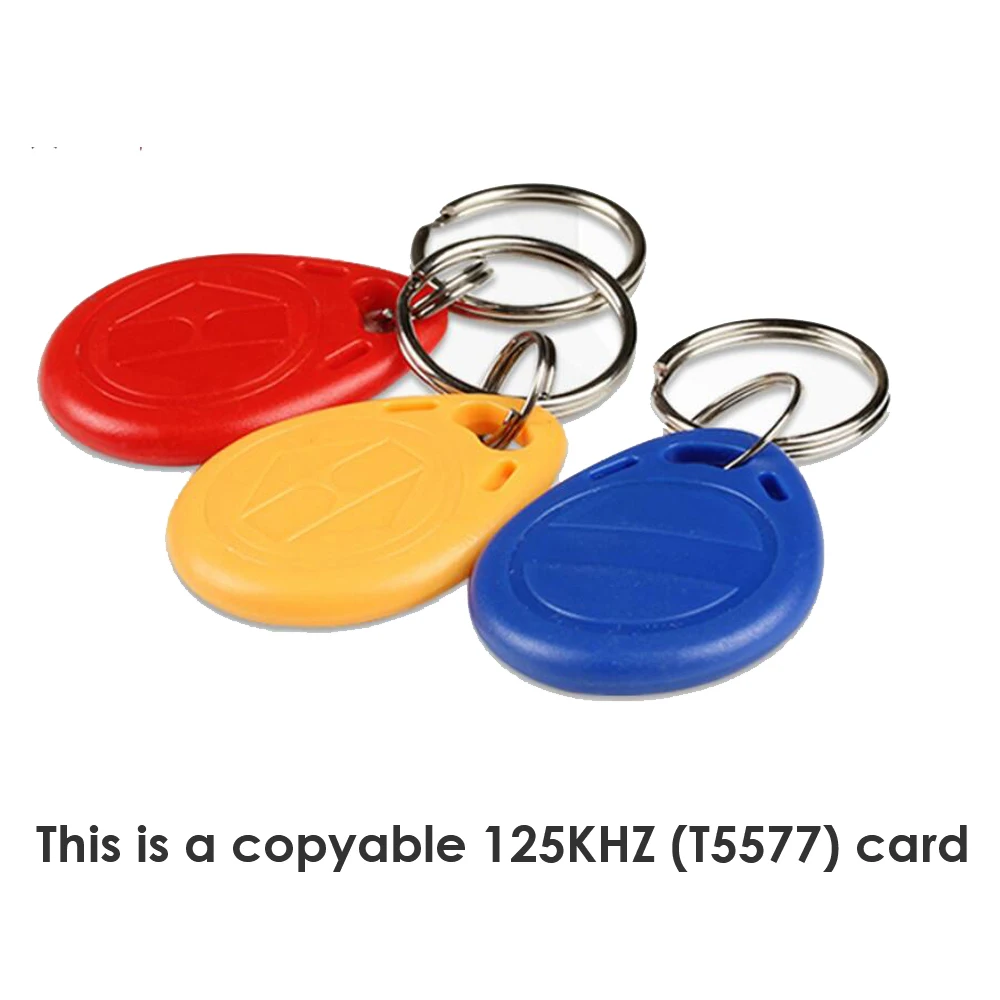 10Pcs/lot EM4305 / EM5200 T5577 Clone Card 125khz Tag Duplicator Clone card Proximity Badge Writable Rewrite RFID Copy Keytag