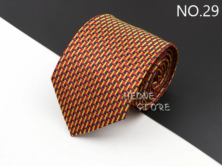 New Men's Classic Luxury Tie 8cm Striped Paisley Plaid All-Match Jacquard Necktie For Business Wedding Prom Daily Wear Accessory