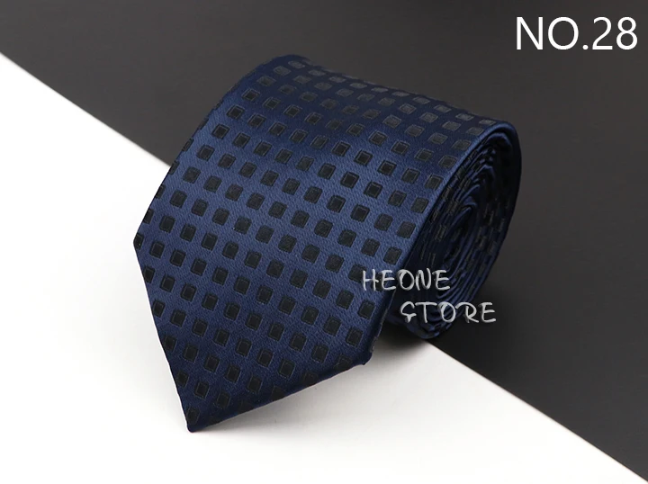 New Men's Classic Luxury Tie 8cm Striped Paisley Plaid All-Match Jacquard Necktie For Business Wedding Prom Daily Wear Accessory