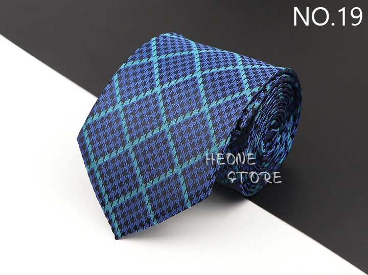 New Men's Classic Luxury Tie 8cm Striped Paisley Plaid All-Match Jacquard Necktie For Business Wedding Prom Daily Wear Accessory