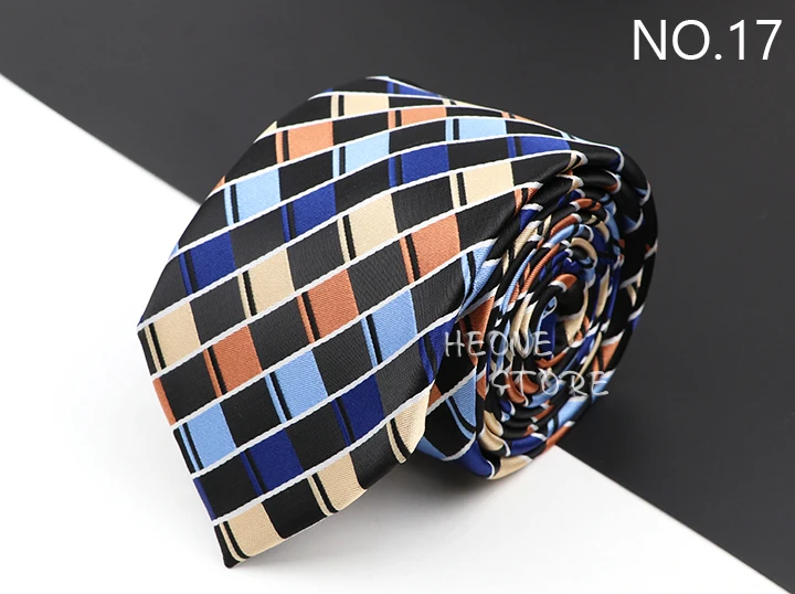 New Men's Classic Luxury Tie 8cm Striped Paisley Plaid All-Match Jacquard Necktie For Business Wedding Prom Daily Wear Accessory
