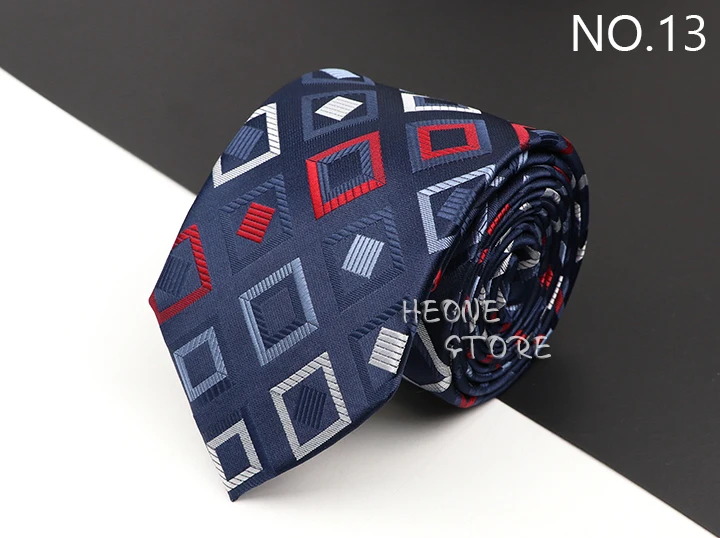 New Men's Classic Luxury Tie 8cm Striped Paisley Plaid All-Match Jacquard Necktie For Business Wedding Prom Daily Wear Accessory