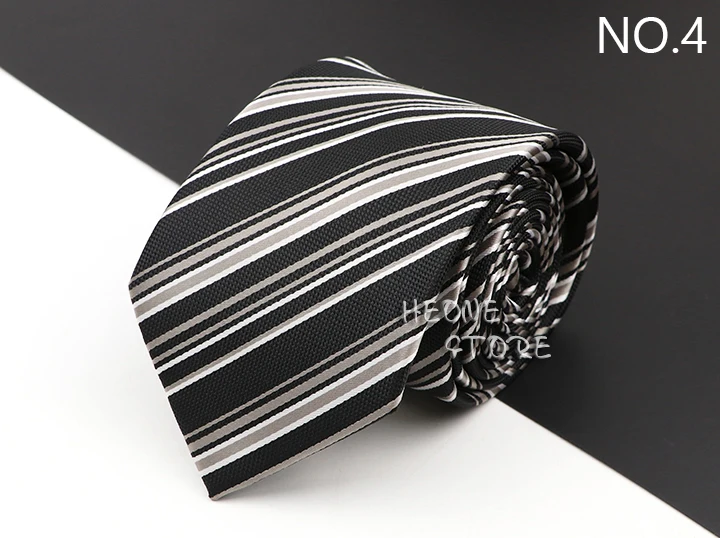 New Men's Classic Luxury Tie 8cm Striped Paisley Plaid All-Match Jacquard Necktie For Business Wedding Prom Daily Wear Accessory