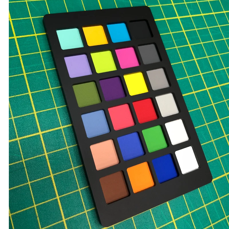 24 ColorChecker Color Test Chart Balancing Checker Card Palette Board Superior Digital Color Correction Customized
