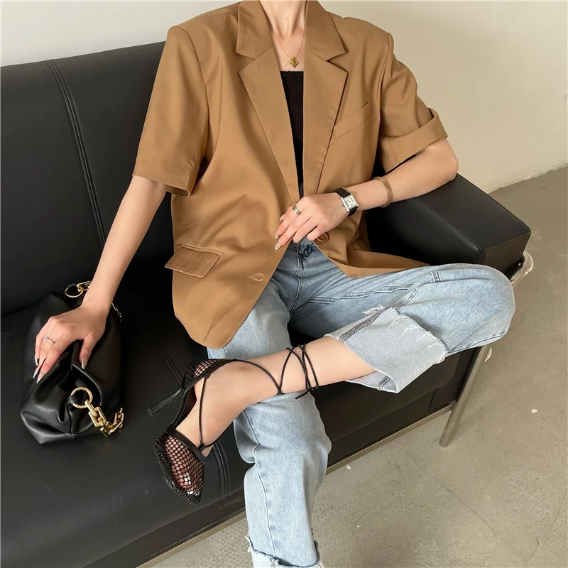 Aneikeh 2026 Stiletto Heels Mesh Fashion Sandals Square Toe Cross-Tied Shallow Concise Party Rome Solid Summer Shoes for Women