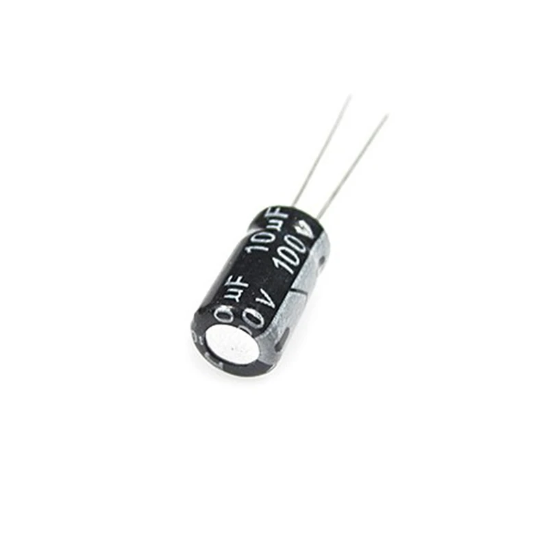 100V10UF 6x11mm Aluminum Electrolytic Capacitors 100v 10uf 100wv 10mf 100vdc 10MFD 10uf100v 100v10mf 10mf100v 22uf 33uf 47uf