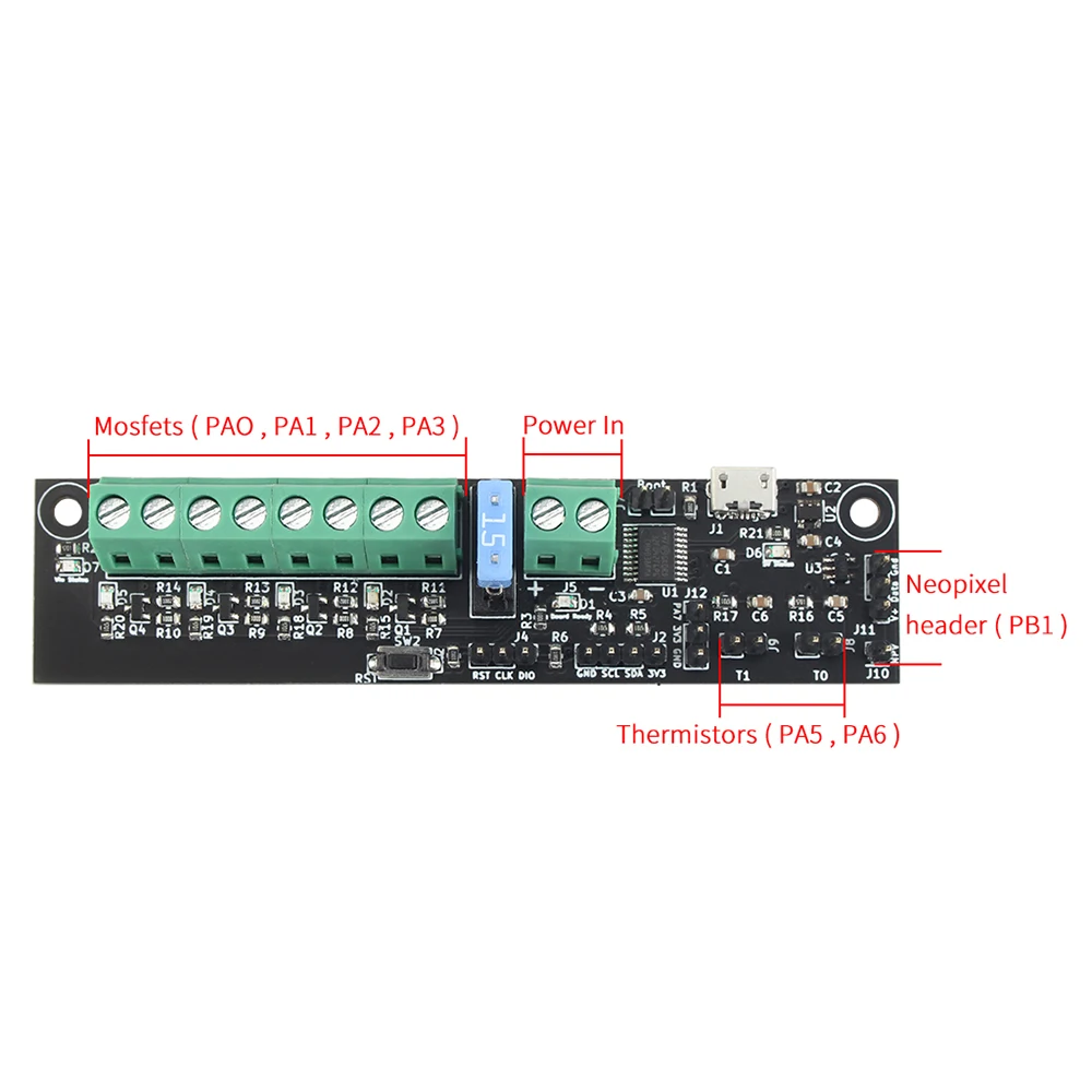 FYSETC 1pcs Voron 3D Printer STM32F042F6P6 MCU Klipper Expander High Quality Voron 2.4 Expander