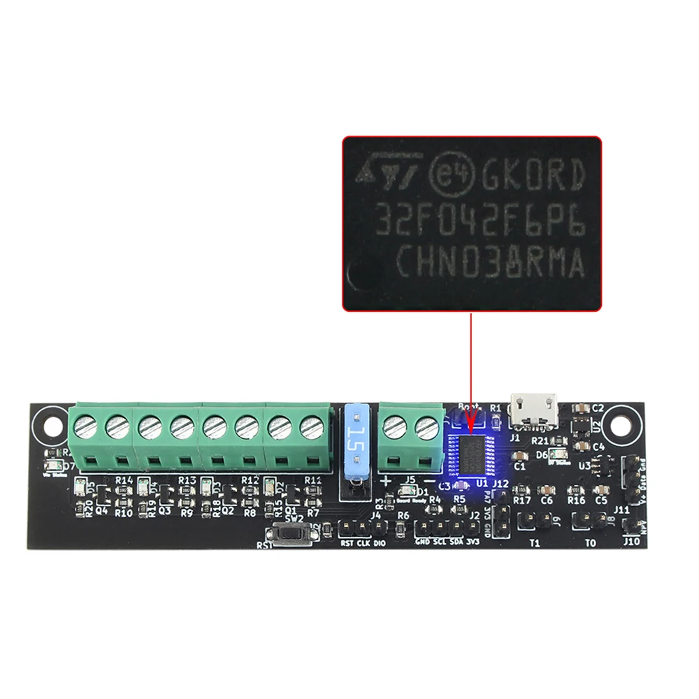 FYSETC 1pcs Voron 3D Printer STM32F042F6P6 MCU Klipper Expander High Quality Voron 2.4 Expander