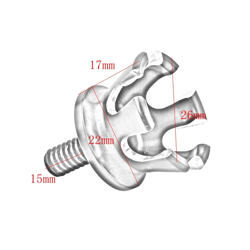 Motorcycle Imperial Crown Style Seat Bolt Tab Screw Nuts Mount Knob Cover for Harley Sportster Dyna Fatboy Road King Softail