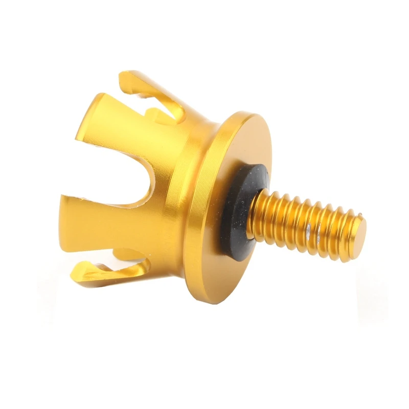 Motorcycle Imperial Crown Style Seat Bolt Tab Screw Nuts Mount Knob Cover for Harley Sportster Dyna Fatboy Road King Softail