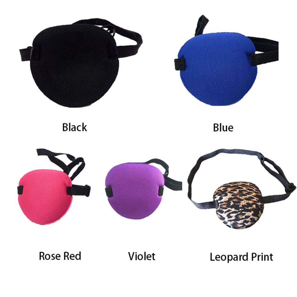 1Pcs Eye Patch Single Eye Mask Various Elastic Eye Patch Strabismus Adjustable Eye Patch Lazy Eye Patches with Buckle Adult Kid