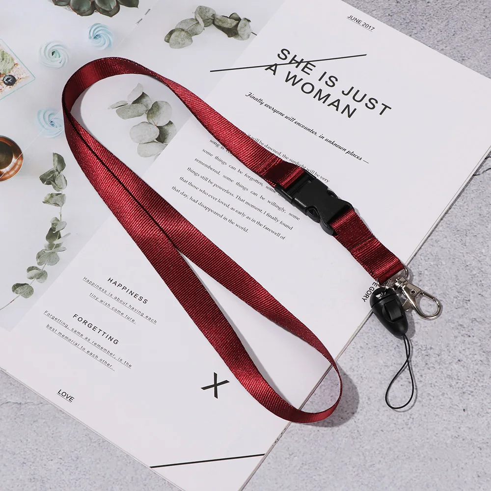 Fashion Personality Mobile Phone Lanyard Neck Hanging Lanyards for Keys ID Card Employee Card Badge Holder ID Card lanyard