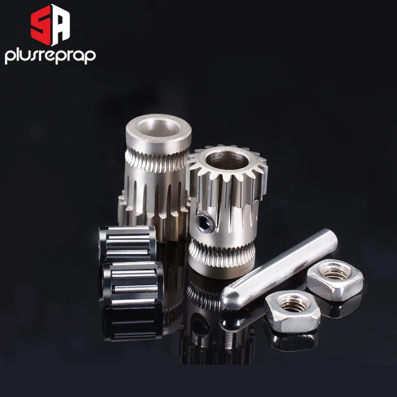 Dual Drive Gear Extruder Kit Cloned Btech Use for Prusa I3 3D Printer Gear Mini Bowden Extrusion Ender 3 CR10/10S PRO