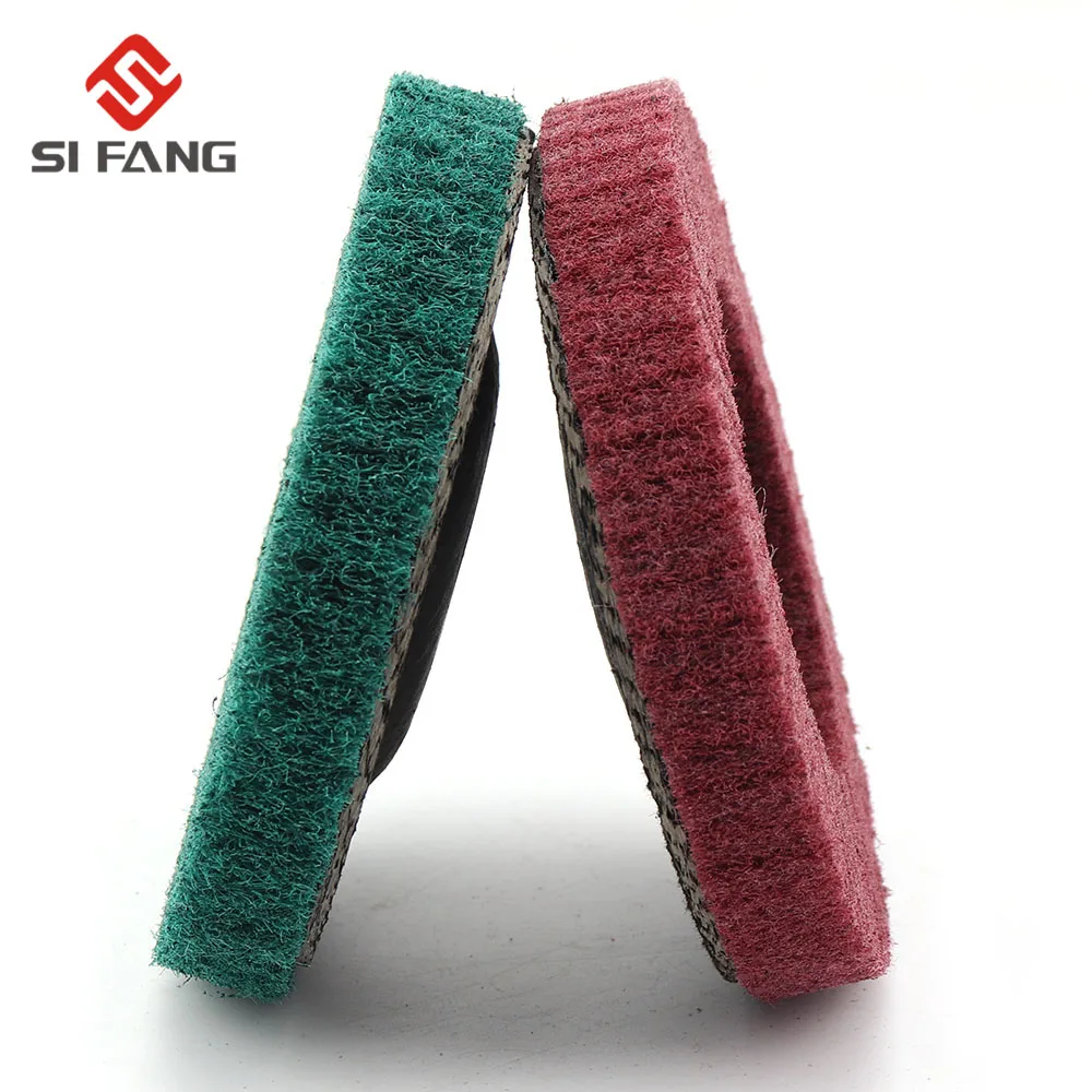 125mm Nylon Fiber Flap Polishing Wheel Non-woven Grinding Disc For Angle Grinder For Metal Buffing 120/180/240/320 Grit