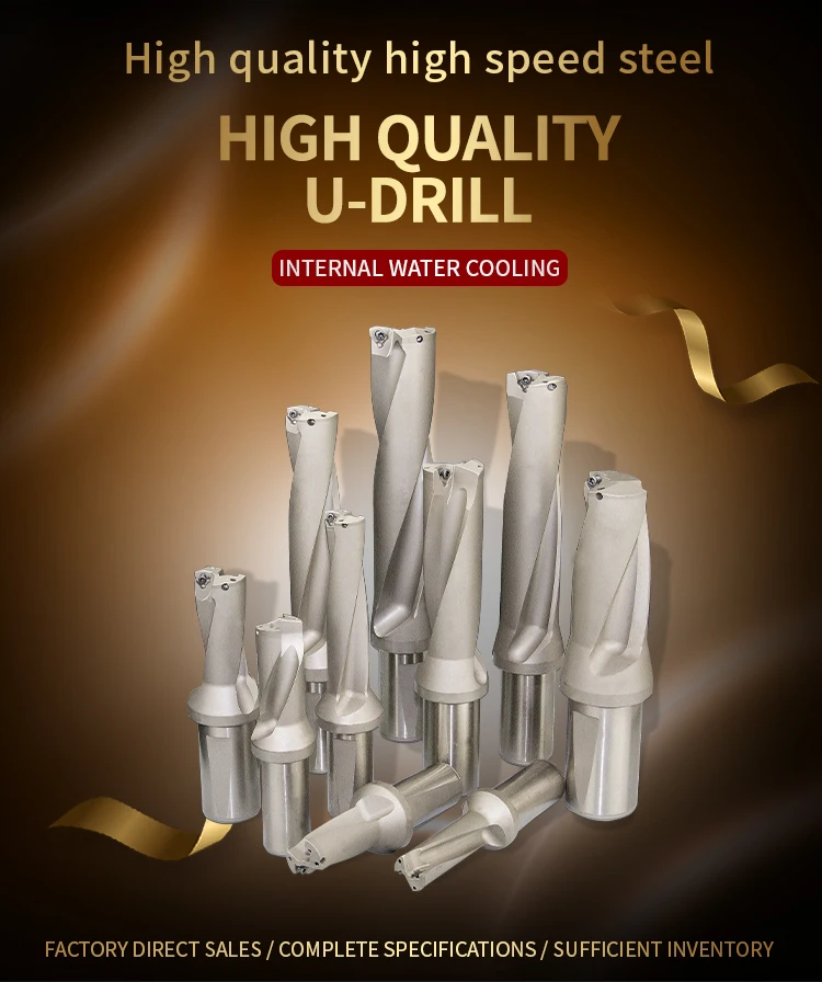 1pcs U Drill WC Indexable 4D Drill Bit C20 C25 C20-4D15-63WC03 WC05 WC04 WC06 WC08 CNC 13mm-40mm High Quality Drilling