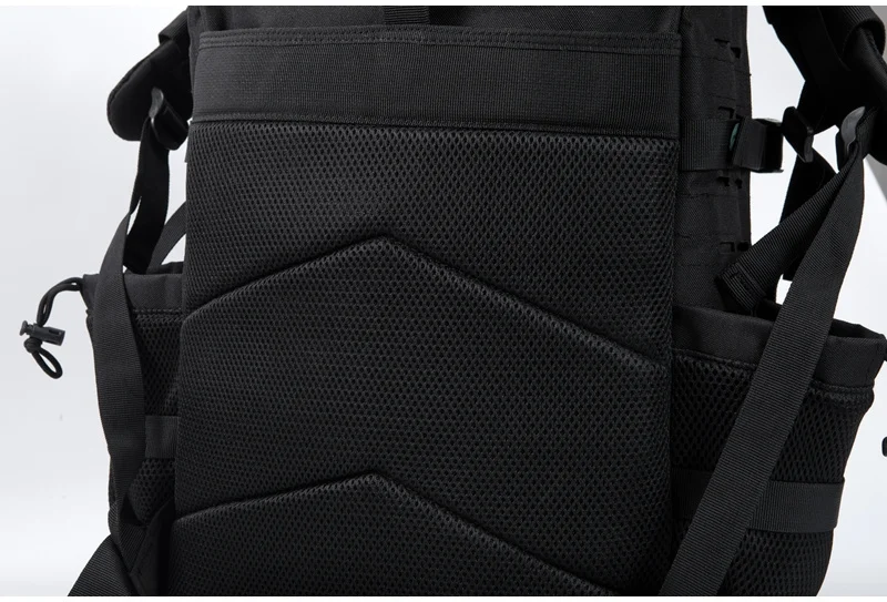 45L Tactical Backpack Survival Bag Hunting MOLLE Backpack GYM For Men EDC Outdoor Hiking Rucksack With Bottle Holder