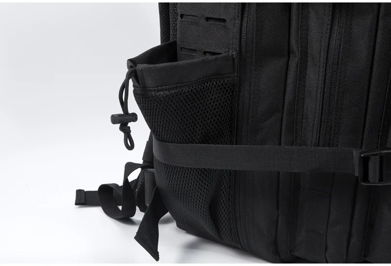 45L Tactical Backpack Survival Bag Hunting MOLLE Backpack GYM For Men EDC Outdoor Hiking Rucksack With Bottle Holder