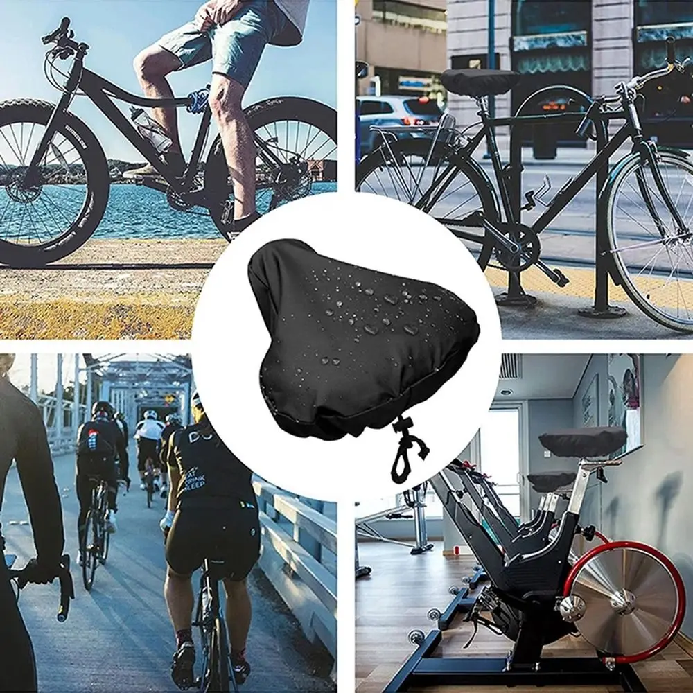 Outdoor Bicycle Seat Rain Cover Sports Cycling Bike Accessories Waterproof Saddle Rain Dust Cover UV Protection For MTB Bike