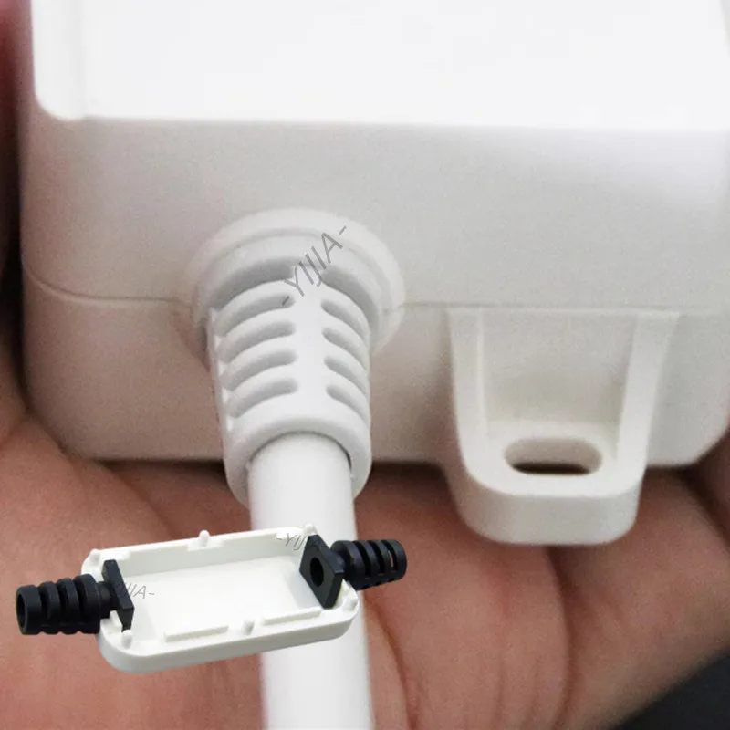 10pcs Cable Gland Connector Rubber Strain Relief Cord Boot Protector 4.6/5.2/6mm Wire Cable Sleeve Cellphone Charger Power Tool