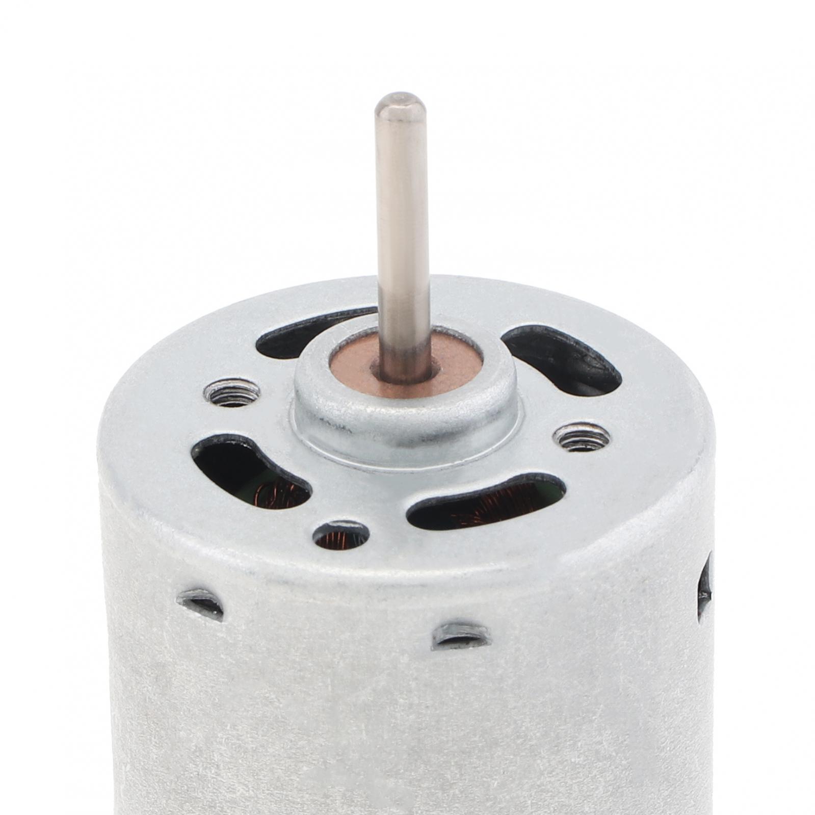 380 DC Motor DC 6-24V 6000-24000RPM High Speed Hobby Toy R380 Micro Motors for Hair Dryer DIY Toy Fan Engine Small Appliance