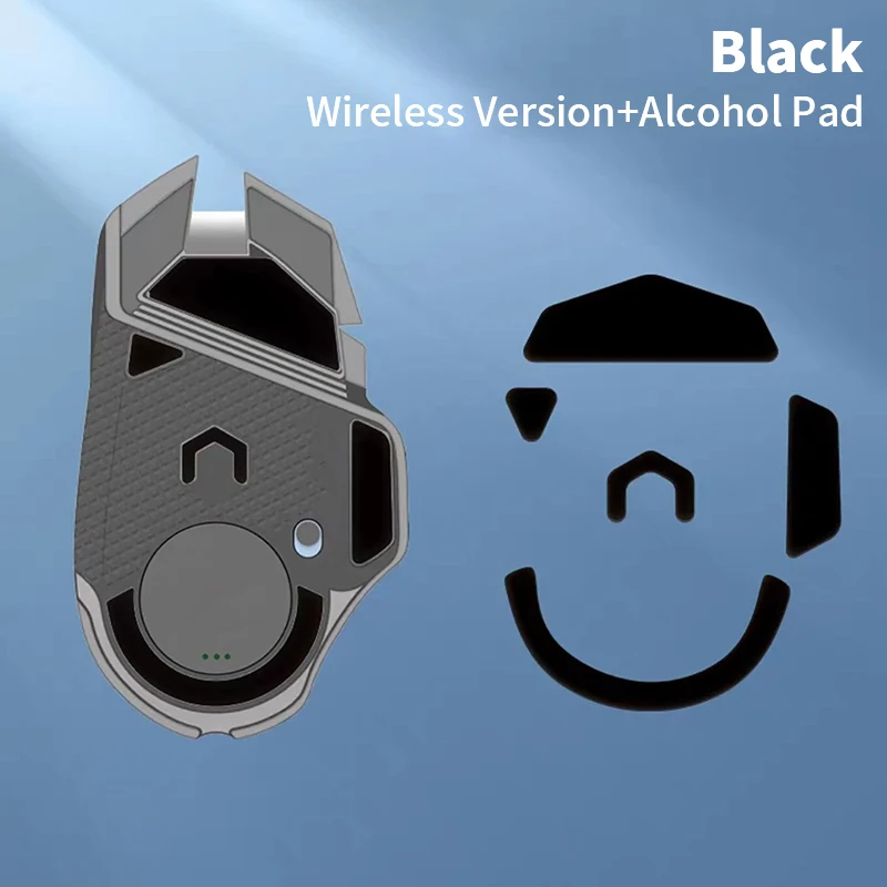 1Set Mouse Skate Feet Pad for G502 Superlight Mouse Glides Curve Edge Mouse Non-slip Foot Stickers w/Alcohol Pad