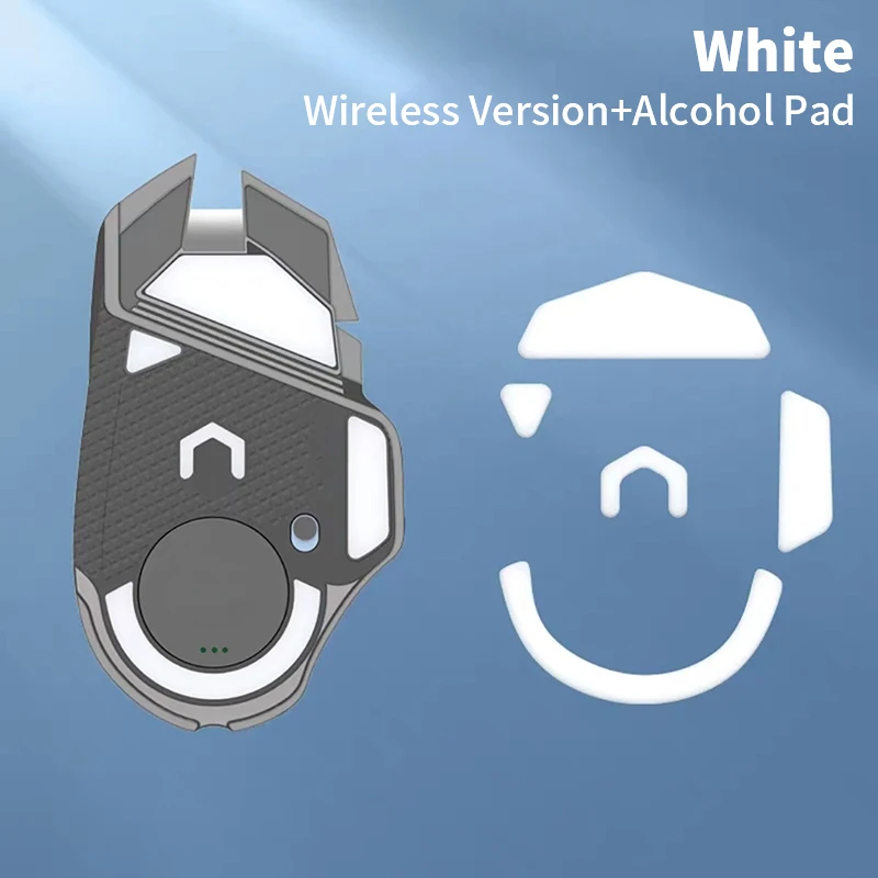 1Set Mouse Skate Feet Pad for G502 Superlight Mouse Glides Curve Edge Mouse Non-slip Foot Stickers w/Alcohol Pad