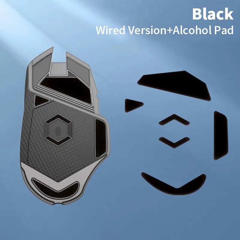 1Set Mouse Skate Feet Pad for G502 Superlight Mouse Glides Curve Edge Mouse Non-slip Foot Stickers w/Alcohol Pad